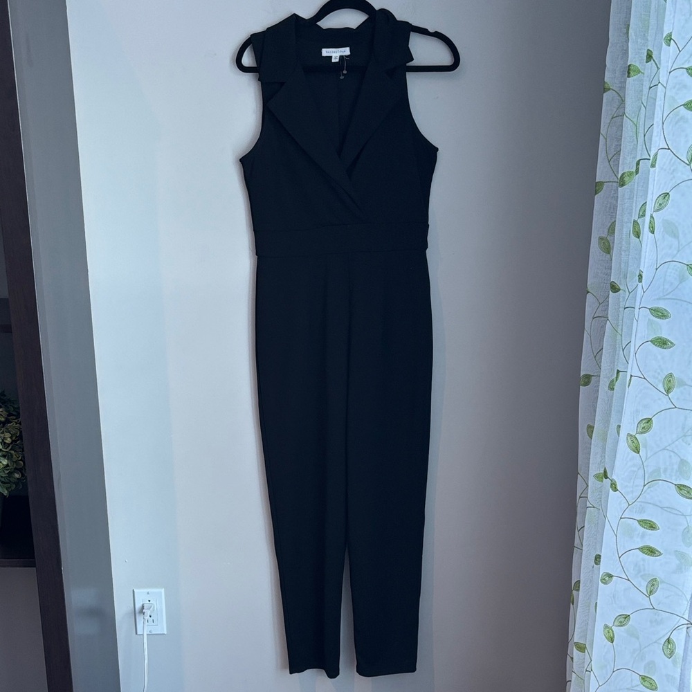 Bailey Blue Black Sleeveless Jumpsuit